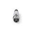 XLR-liitin | Suora | Naaras | Niklattu | Juottaminen | Kaapelin läpitulomitta: 7.0 mm | Metalli | Hopea | 25 kpl | Muovipussi - Audioliittimet ja plugit - 5412810299782 - 2