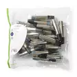 XLR-liitin | Suora | Naaras | Niklattu | Juottaminen | Kaapelin läpitulomitta: 7.0 mm | Metalli | Hopea | 25 kpl | Muovipussi - Audioliittimet ja plugit - 5412810299782 - 72