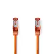 CAT6 Verkkokaapeli | RJ45 uros | RJ45 uros | S/FTP | 5.00 m | Pyöreä | LSZH | Oranssi | Label - Tietokone ja verkko - 5412810423712 - 1