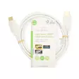 High Speed HDMI Kaapeli Ethernet | HDMI liitin | HDMI liitin | 4K@60Hz | ARC | 18 Gbps | 2.00 m | Pyöreä | PVC | Valkoinen | Label - HDMI-kaapelit - 5412810454952 - 66