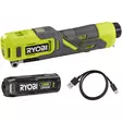 Akkuilmapumppu Ryobi RI4-120G 4V USB Lithium - Akkupainetyökalut - 4892210229052 - 1