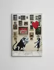 Banksy Koristeellinen Kangastaulu 70x100 cm - Monivärinen, Puukehys, 50% Puuvilla/50% Polyesteri, Digitaalinen Tulostus - Taulut ja kehykset - 8683342788892 - 3