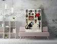 Banksy Koristeellinen Kangastaulu 70x100 cm - Monivärinen, Puukehys, 50% Puuvilla/50% Polyesteri, Digitaalinen Tulostus - Taulut ja kehykset - 8683342788892 - 2