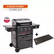 CHAR-BROIL GAS2COAL2.0 330 HYBRIDIGRILLI - Kaasugrillit - 4260547590082 - 5