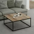 Dore Väri sohvapöytä - 100% Melamiinipinnoitettu Lastulevy, 18 mm Paksuus, 90x42x90 cm, Yksi Paketti - Sohvapöydät - 8684282259282 - 2
