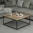 Dore Väri sohvapöytä - 100% Melamiinipinnoitettu Lastulevy, 18 mm Paksuus, 90x42x90 cm, Yksi Paketti - Sohvapöydät - 8684282259282 - 3