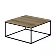 Dore Väri sohvapöytä - 100% Melamiinipinnoitettu Lastulevy, 18 mm Paksuus, 90x42x90 cm, Yksi Paketti - Sohvapöydät - 8684282259282 - 6