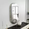 Ekologinen Flotal-E Peili - 100% MDF, Läpinäkyvä Kulta, 45x85x2,2 cm, Seinään Kiinnitettävä, Yksi Paketti - Peilit - 8684282429692 - 6