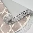 Eteisen matto käytävämatto 100x100 cm - Kermanruskea, 100% Polyesteri, Konepestävä, Liukumaton, 7 mm Korkeus, 900 g/m² - Pyöreät matot - 8682870184732 - 4