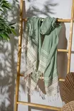 Fouta Rantapyyhe Apple - 90x170 cm, 60% Puuvilla, 40% Polyesteri, 180 g/m², Konepestävä 30 °C, Kestävä ja Nopeasti Kuivuva - Pyyhkeet ja kylpytakit - 8684283208142 - 3