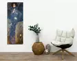 Gustav Klimt - Monivärinen Koristeellinen Canvas-taulu 30x80 cm, 100% Canvas, Puukehys 2x3 cm, Digitaalinen Tulostus - Taulut ja kehykset - 8683342801812 - 2