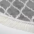 Harmaa Matto 160x160 cm - 100% Polyesteri, Konepestävä, Liukumaton, Mukava ja Tyylikäs Sisustuselementti - Suuret ja keskikokoiset matot - 8682870184572 - 3