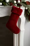 Joulusukka - Punainen, 100% Polyesteri, 37x24x5 cm, Konepestävä 20 °C, Kestävä ja Pehmeä Joulukoriste - Joulukoristeet ja -tekstiilit - 8684283979332 - 2