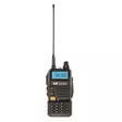 Kannettava VHF/UHF-radioasema CRT FP00, kaksikaistainen 144-146 ja 430-440 MHz, musta, VOX, 128 kanavaa, skannaus, ohjelmoitava, taskulamppu, FM-radio 76-108 MHz, TOT, toistin - PNI tuotteet - 3140650025002 - 1