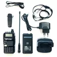 Kannettava VHF/UHF-radioasema CRT FP00, kaksikaistainen 144-146 ja 430-440 MHz, musta, VOX, 128 kanavaa, skannaus, ohjelmoitava, taskulamppu, FM-radio 76-108 MHz, TOT, toistin - PNI tuotteet - 3140650025002 - 4