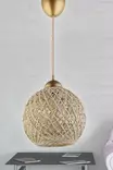 Kattokruunu, hopea, 22 cm, 54 cm, elegantti, moderni, lämmin - Katto- ja seinävalaisimet - 8683342847032 - 2