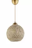 Kattokruunu, hopea, 22 cm, 54 cm, elegantti, moderni, lämmin - Katto- ja seinävalaisimet - 8683342847032 - 1
