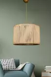 Kattokruunu, luonnonvalkoinen, 30 cm, 70 cm, kestävä, helppo asentaa, tyylikäs - Katto- ja seinävalaisimet - 8683342848022 - 2