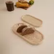Keittiötarvikkeet: 100% Travertiini Marmori Tarjotinsetti (2 kpl) - Beige, Koko: Iso 30x15x2 cm, Keskikoko 25x12x2 cm - Lautaset - 8684283056132 - 3