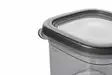 Keittiötarvikkeet: 12-osainen Säilytyslaatikko Setti, 100% Muovi, BPA-vapaa, Anthracite, 10x10x9,5 cm, 500 ml - Eväsrasiat ja ruoansäilytysastiat - 8683743185092 - 3