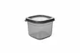 Keittiötarvikkeet: 12-osainen Säilytyslaatikko Setti, 100% Muovi, BPA-vapaa, Anthracite, 10x10x9,5 cm, 500 ml - Eväsrasiat ja ruoansäilytysastiat - 8683743185092 - 1