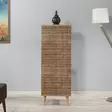 Kenkäkaappi, sonoma tammi, Leveys 50 cm, korkeus 135 cm, syvyys 38 cm, kestävä, tilava, tyylikäs - Kenkäkaapit - 8681875341072 - 3