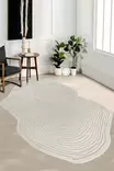 Koneellisesti Kudottu Kermansävyinen Matto 80x150 cm - Polypropeeni/Polyesteri, 7 mm Nukka, 1800 gr/m2, 550000 Lankapistettä - Pienet matot ja käytävämatot - 8684283849642 - 2