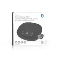 Konferenssikaiutin | Bluetooth® | Monisuuntainen | 15 W | Mikrofonin kantoalue: 10 m | Akkukäyttöinen / USB Virta | 1x 3.5 mm Audio Out / 1x USB-C | Musta - Nedis tuotteet - 5412810478262 - 66