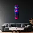 Koristeellinen Karkaistu Lasi Maalaus 20x80 cm - Monivärinen UV-painatus, Tyylikäs Seinäkoriste - Taulut ja kehykset - 8684283554362 - 3