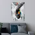 Koristeellinen Karkaistu Lasi Maalaus 70x100 cm - Monivärinen Seinäkoriste, 100% Karkaistu Lasi, 4 mm Paksuus - Taulut ja kehykset - 8684282138532 - 4