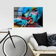 Koristeellinen karkaistu lasimaalaus, monivärinen, 70 x 100 cm, kestävä, helppo asentaa - Taulut ja kehykset - 8684282137672 - 4