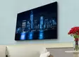 Koristeellinen LED-valaistu Suede-kangastaulu 45x70 cm - Monivärinen Seinäkoriste Puukehyksellä - Taulut ja kehykset - 8681875891232 - 3