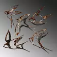 Koristeellinen metallinen seinäkoriste, monivärinen, 19 x 14 cm, tyylikäs, ainutlaatuinen - Koristeet, koriste-esineet - 8683742935292 - 7