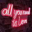 Koristeellinen Muovinen LED-valaistus, Joustavat Neon-nauhat, IP67 Vesitiivis, Punainen, 32x60x2 cm, DC 12V, A+ - Valokoristeet ja valohahmot - 8683342965392 - 2