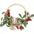Kranssi Puuhelmi 40cm Winteria - Joulukoristeet ja -tekstiilit - 6410416309842 - 1