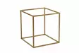 Kultainen Metallinen Sohvapöytä - Tyylikäs ja Moderni Keskipiste - 45x45x52 cm - Helppo Koota - 100% Metalli - Sohvapöydät - 8684283715152 - 4