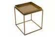 Kultainen Metallinen Sohvapöytä - Tyylikäs ja Moderni Keskipiste - 45x45x52 cm - Helppo Koota - 100% Metalli - Sohvapöydät - 8684283715152 - 3