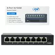 Kytkin PNI SW08 8 portilla 10/100Mbps metallikotelo - PNI tuotteet - 5949066535222 - 1