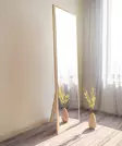 Lattiapeili 100% MDF, Luonnollinen Väri, Ekologinen Flotal-E, 50x160x2,2 cm, Seinään Kiinnitettävä, 1 Paketti - Peilit - 8683743823222 - 2