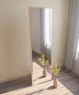 Lattiapeili 100% MDF, Luonnollinen Väri, Ekologinen Flotal-E, 50x160x2,2 cm, Seinään Kiinnitettävä, 1 Paketti - Peilit - 8683743823222 - 3