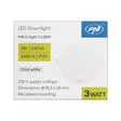 LED-kohdevalaisin PNI D-Light CL2503 3W, upotettava, pyöreä 9 cm, 6400K, 230 V virtalähde, 330 lm, kylmä valkoinen - PNI tuotteet - 5949066543142 - 5