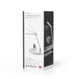 LED Pyötälamppu | Himmennettävä | 3 Valaisutapaa | 220 lm | Ladattava | Himmennin | Valkoinen - Lattia- ja pöytävalaisimet - 5412810475452 - 67