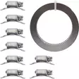 Letkunkiristinpanta 8mm x 3m sarja - Letkunkiristimet - 6430017706802 - 1