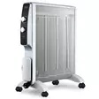 Liikuteltava mikrosähkölämmitin pyörillä 2000W Valkoinen - Lämmitys - 8711902078692 - 10