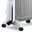 Liikuteltava mikrosähkölämmitin pyörillä 2000W Valkoinen - Lämmitys - 8711902078692 - 45