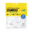 Litteä verkkokaapeli S/STP CAT8 PNI U8100W, 2 x RJ45, 4 paria johtoja, 28AWG, kupari, 40 Gbps, 2000 MHz, 10m, valkoinen - PNI tuotteet - 5949066538582 - 4