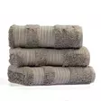 Luksus Kylpypyyhe 100x180 cm, 60% Puuvilla, 40% Bambua, Lämmin Harmaa, 685 gr/m², Konepestävä, Kestävä ja Tyylikäs - Pyyhkeet ja kylpytakit - 8681875945652 - 2