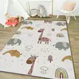 Matto (120 x 180), monivärinen, 120 x 180 cm, kestävä, helppohoitoinen - Suuret ja keskikokoiset matot - 8683743299362 - 5
