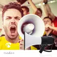 Megafoni | Valikoima avoin kenttä enintään: 1500 m | Maksimi Äänenvoimakkuuden Säätö: 120 dB | Irroitettava Mikrofoni | Sisäänrakennettu sireeni | Bluetooth® | Tallennustoiminnot | USB-toisto | Olkahihna | Musta / Valkoinen - Radiopuhelimet ja megafonit - 5412810455522 - 5