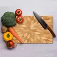 Monivärinen 100% Karkaistu Lasi Leikkuulauta 20x30 cm - Antibakteerinen, Helppo Puhdistaa, Liukumaton Silikonijalat - Keittiötyövälineet - 8684283727872 - 3